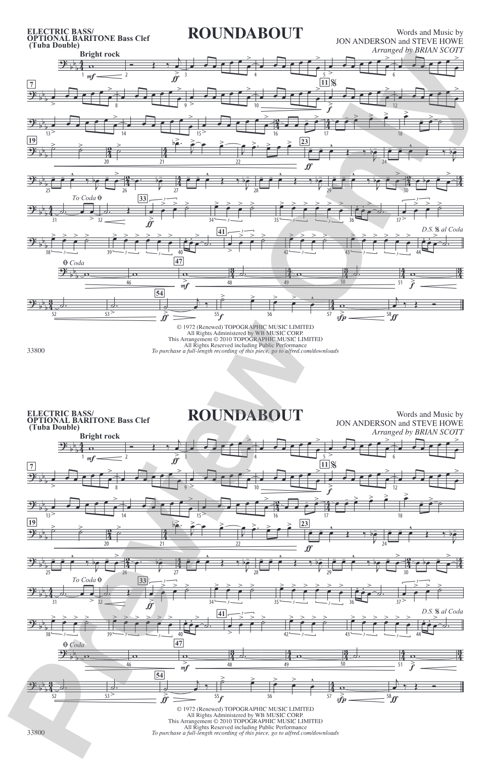 Roundabout: Electric Bass