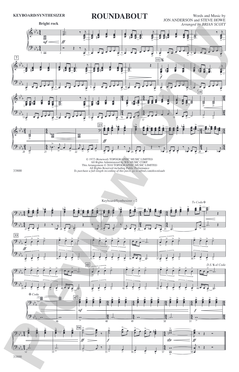 Roundabout: Keyboard/Synthesizer