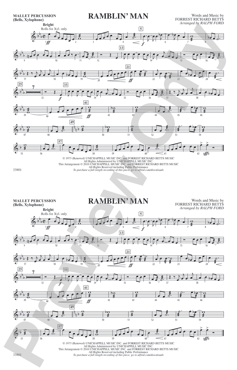 Ramblin' Man: Mallets