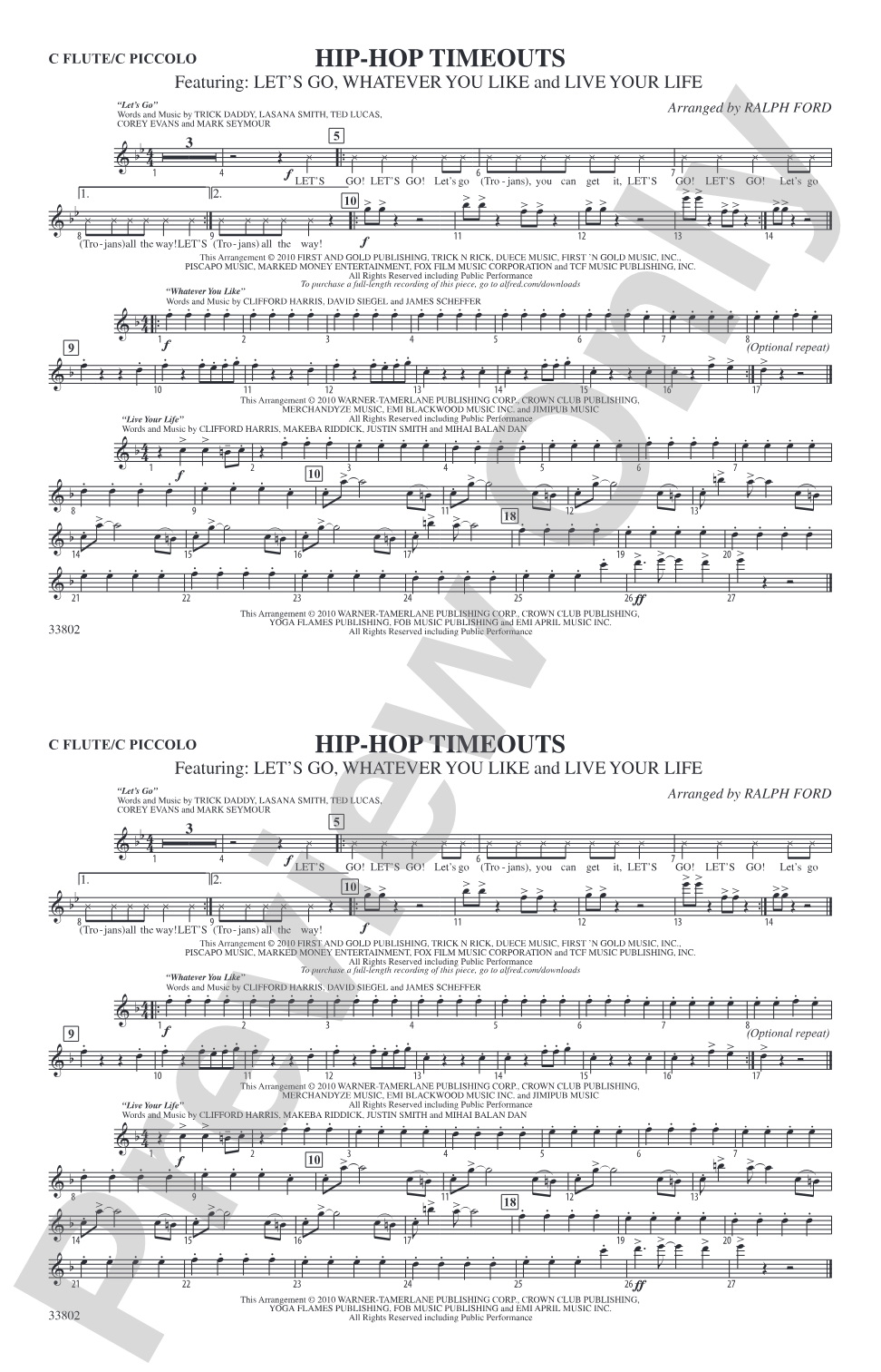 Hip-Hop Timeouts: Flute