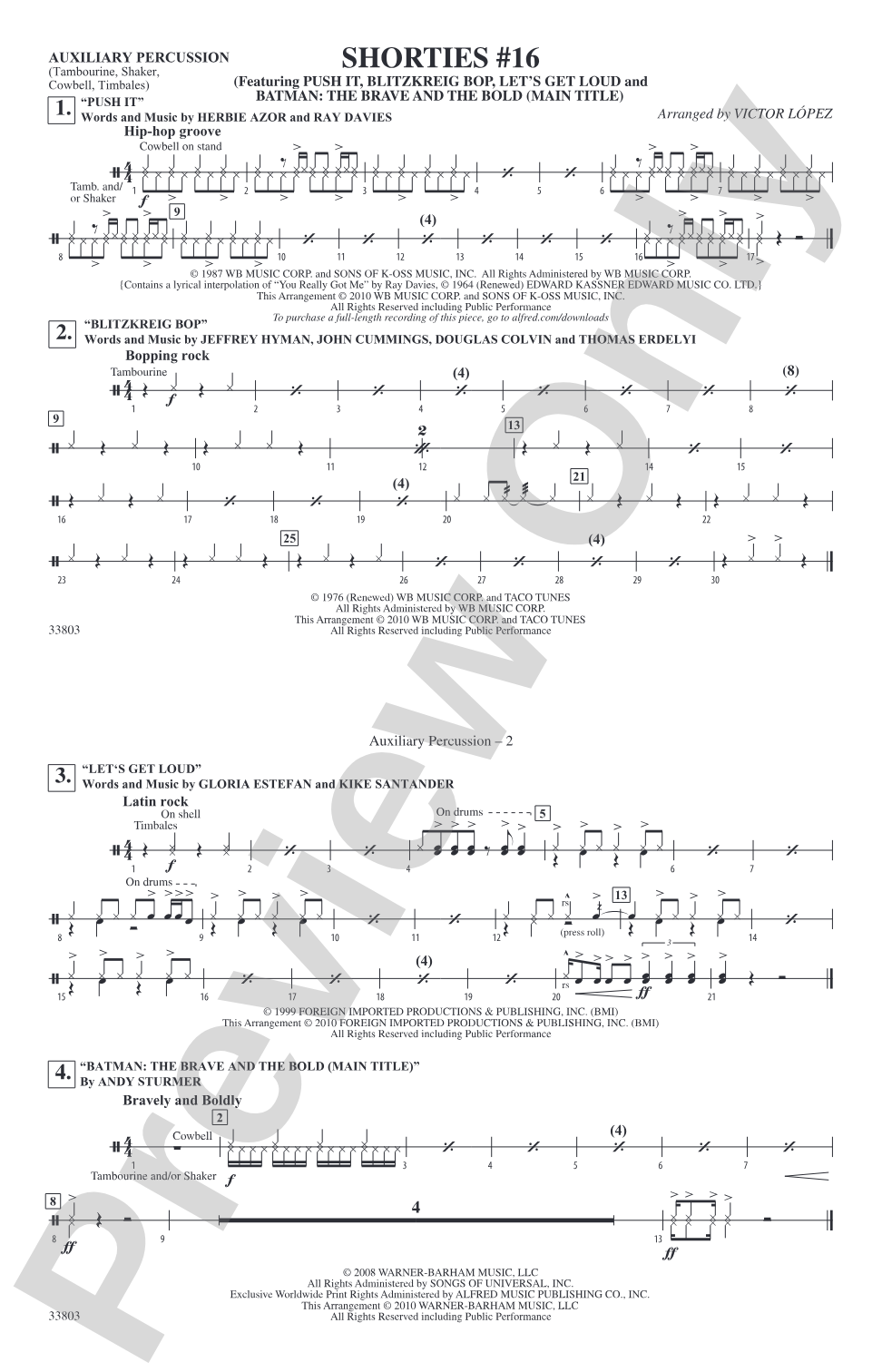 Shorties #16: Auxiliary Percussion