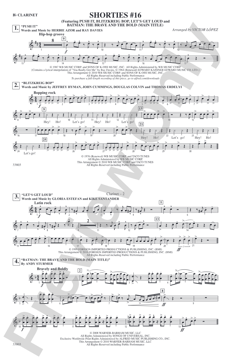 Shorties #16: 1st B-flat Clarinet