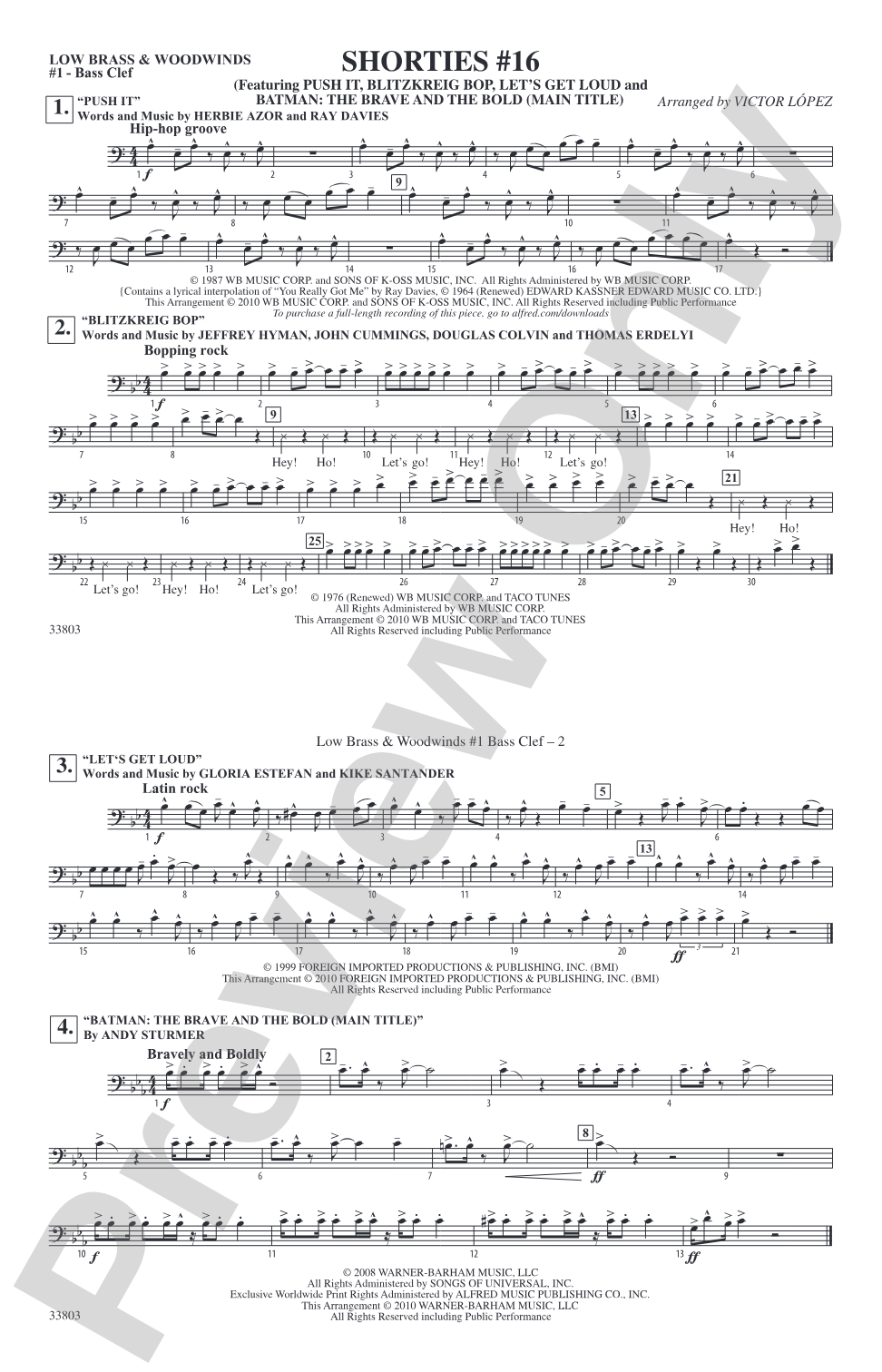 Shorties #16: Low Brass & Woodwinds #1 - Bass Clef