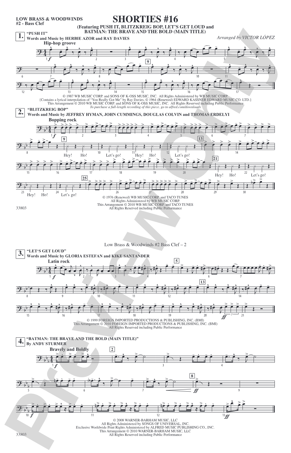 Shorties #16: Low Brass & Woodwinds #2 - Bass Clef