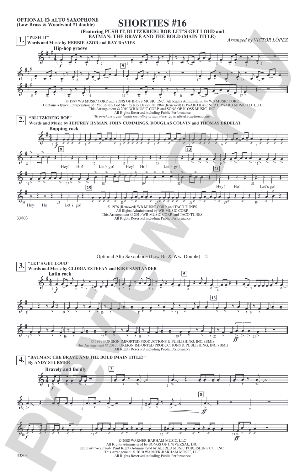 Shorties #16: Optional Alto Sax