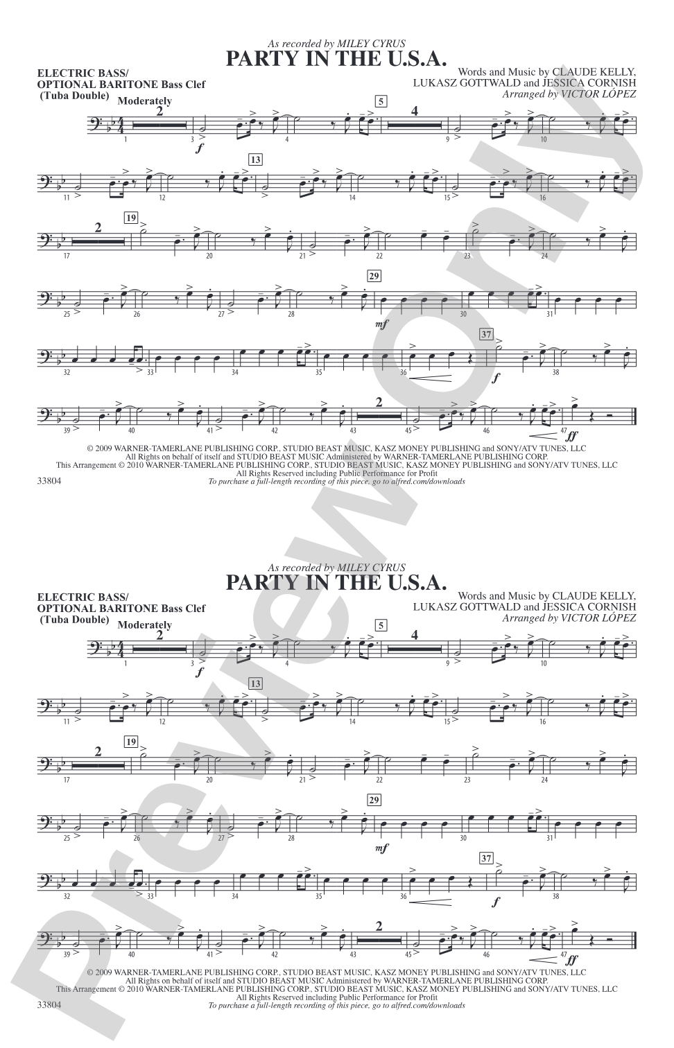 Party in the U.S.A.: Electric Bass