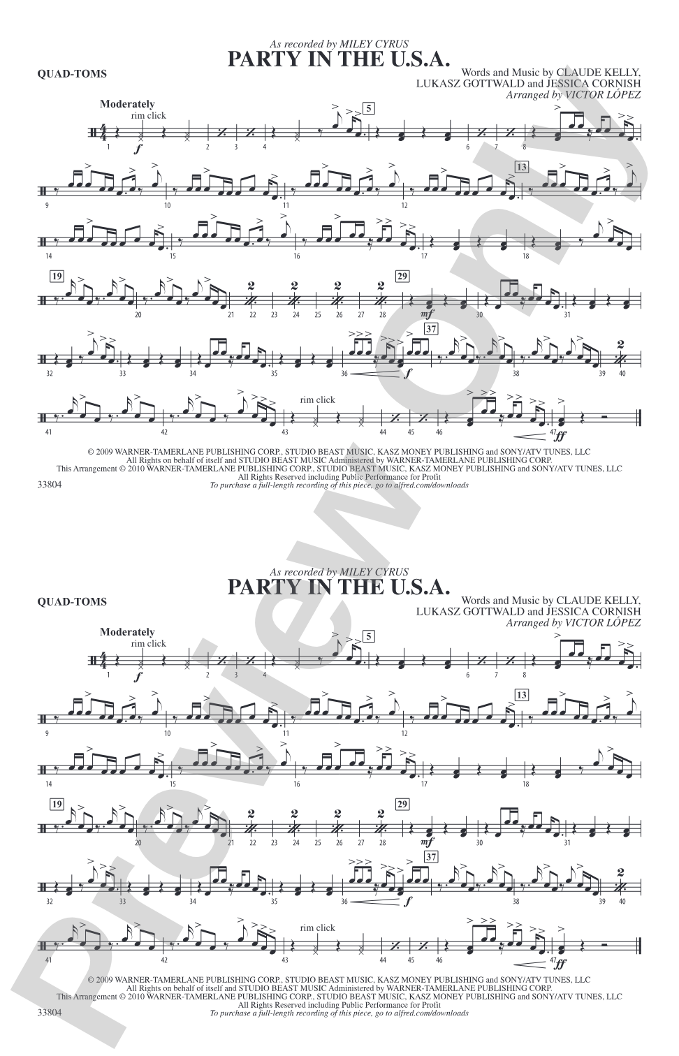 Party in the U.S.A.: Quad-Toms