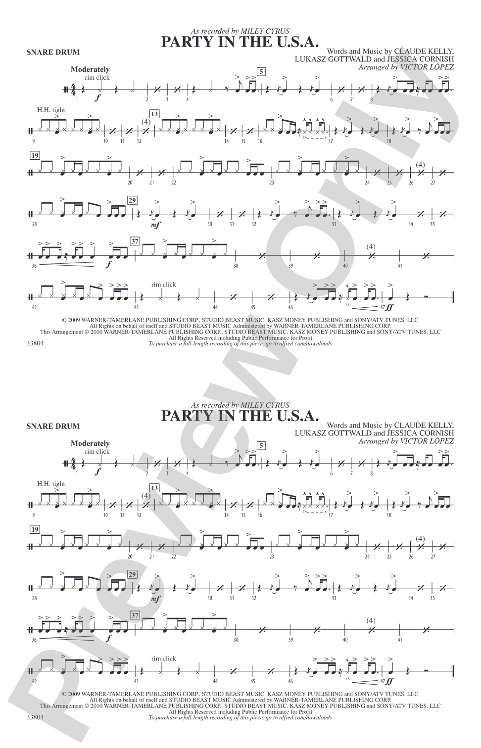 Party in the U.S.A.: Snare Drum