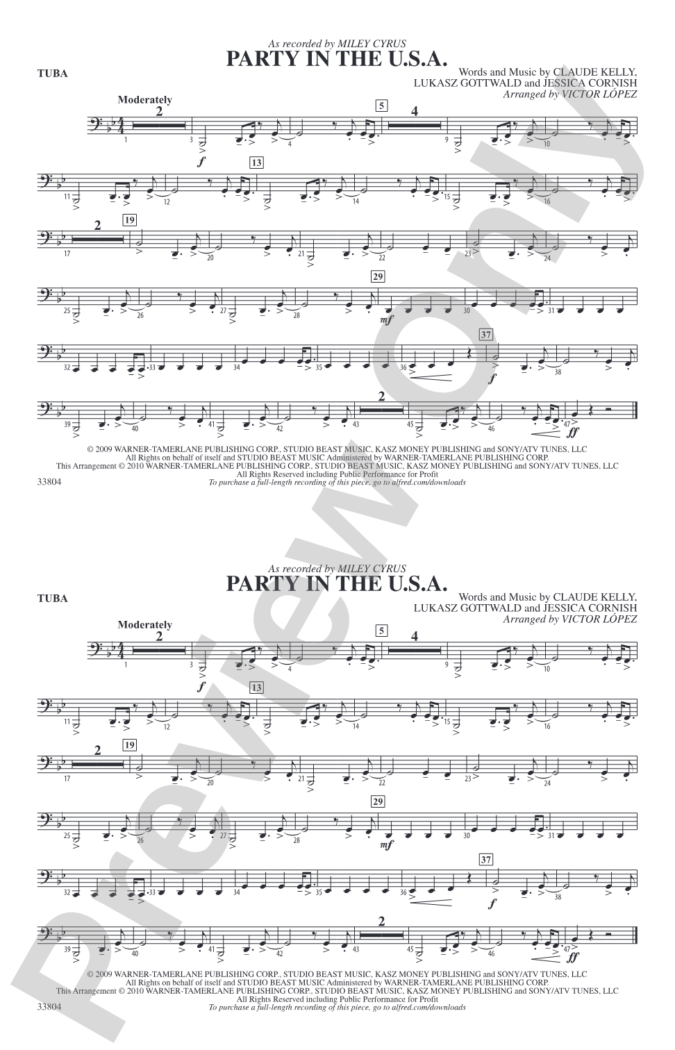 Party in the U.S.A.: Tuba