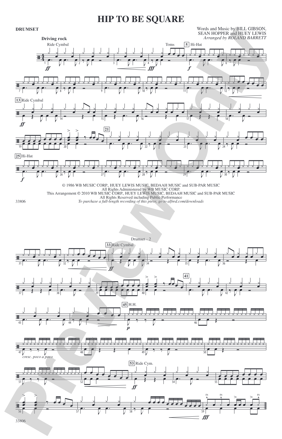 Hip to Be Square: Drumset