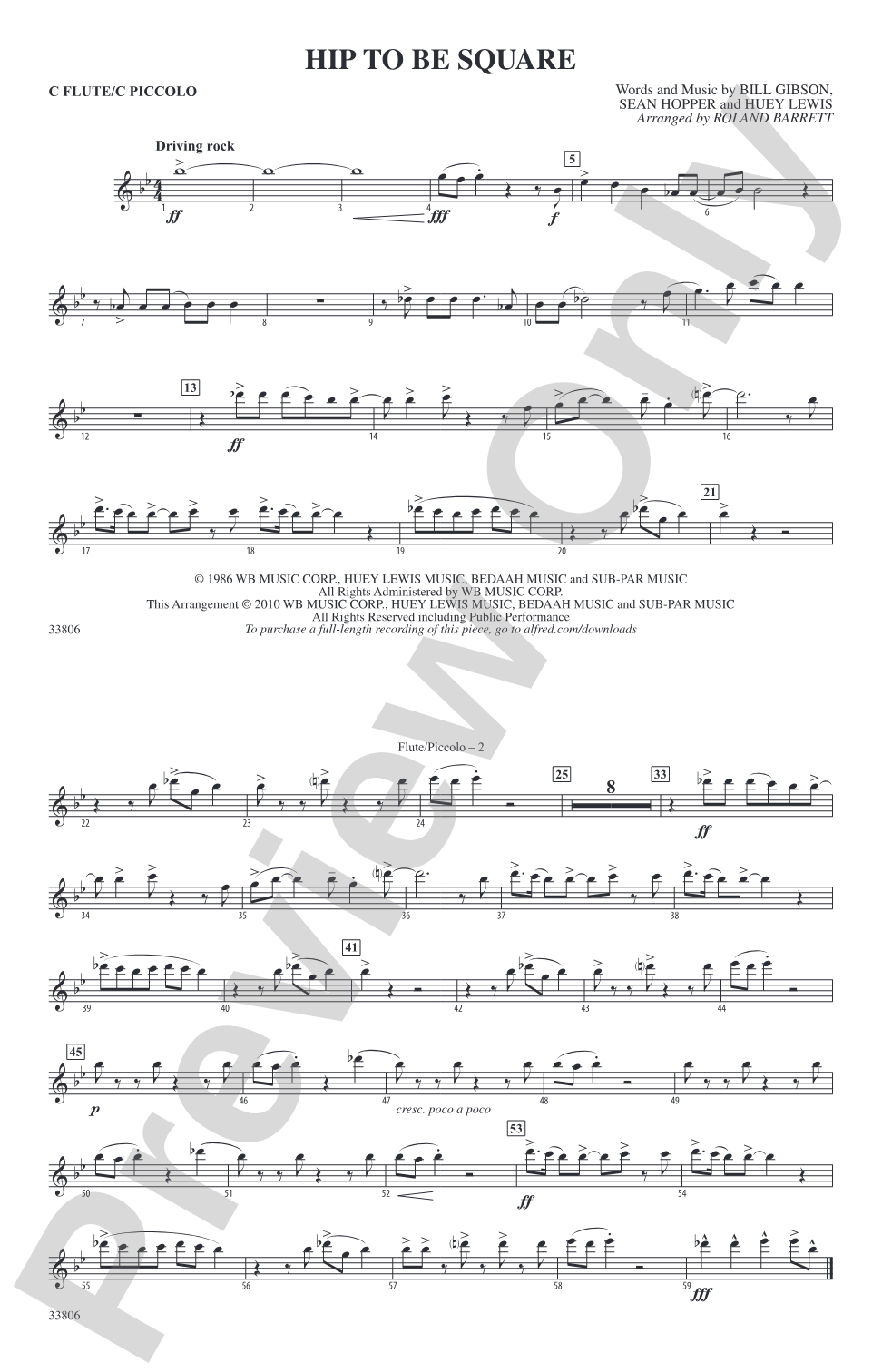 Hip to Be Square: Flute