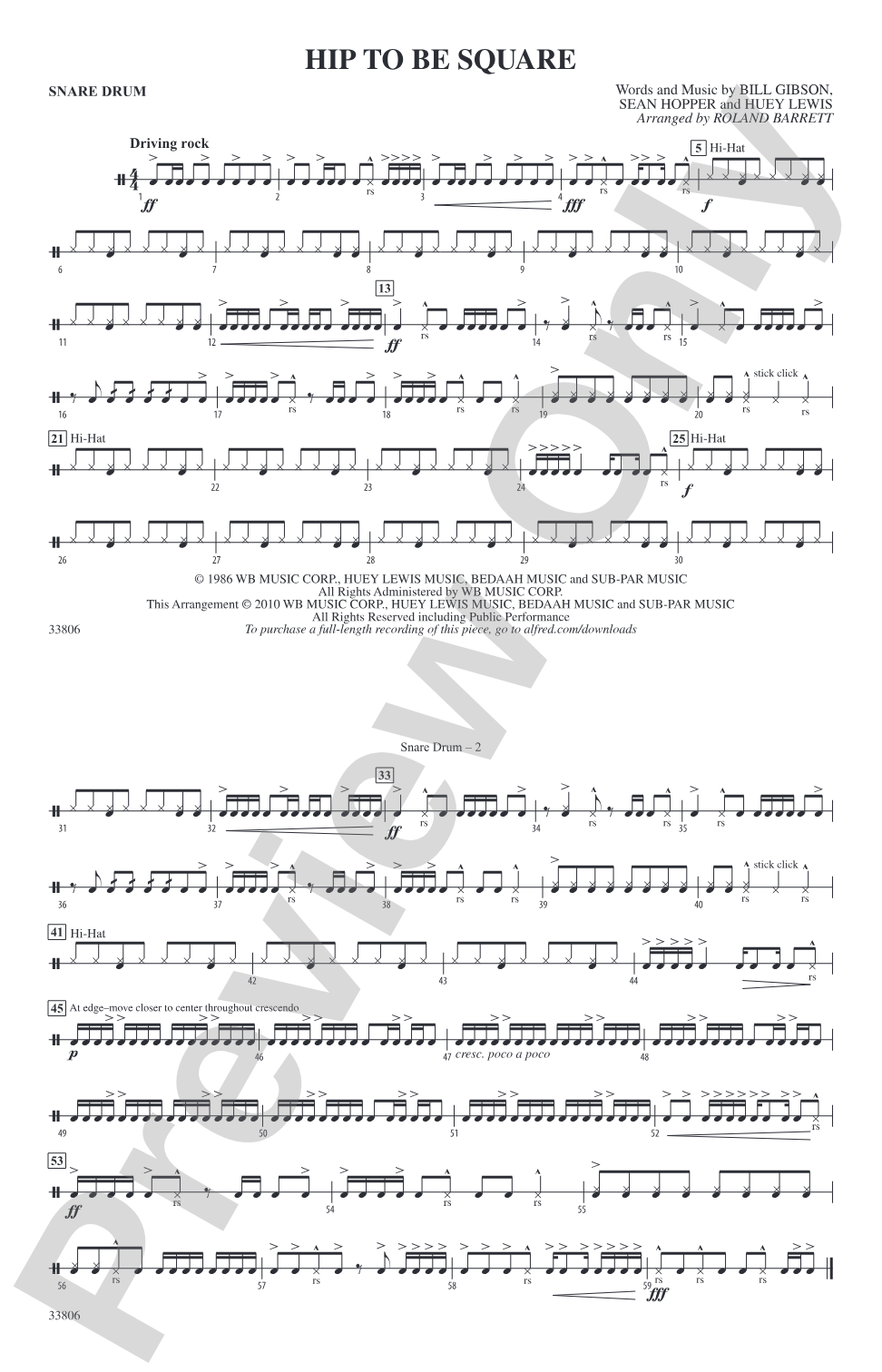 Hip to Be Square: Snare Drum