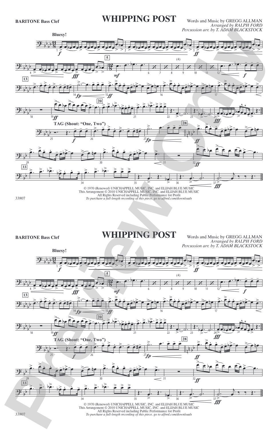 Whipping Post: Baritone B.C.