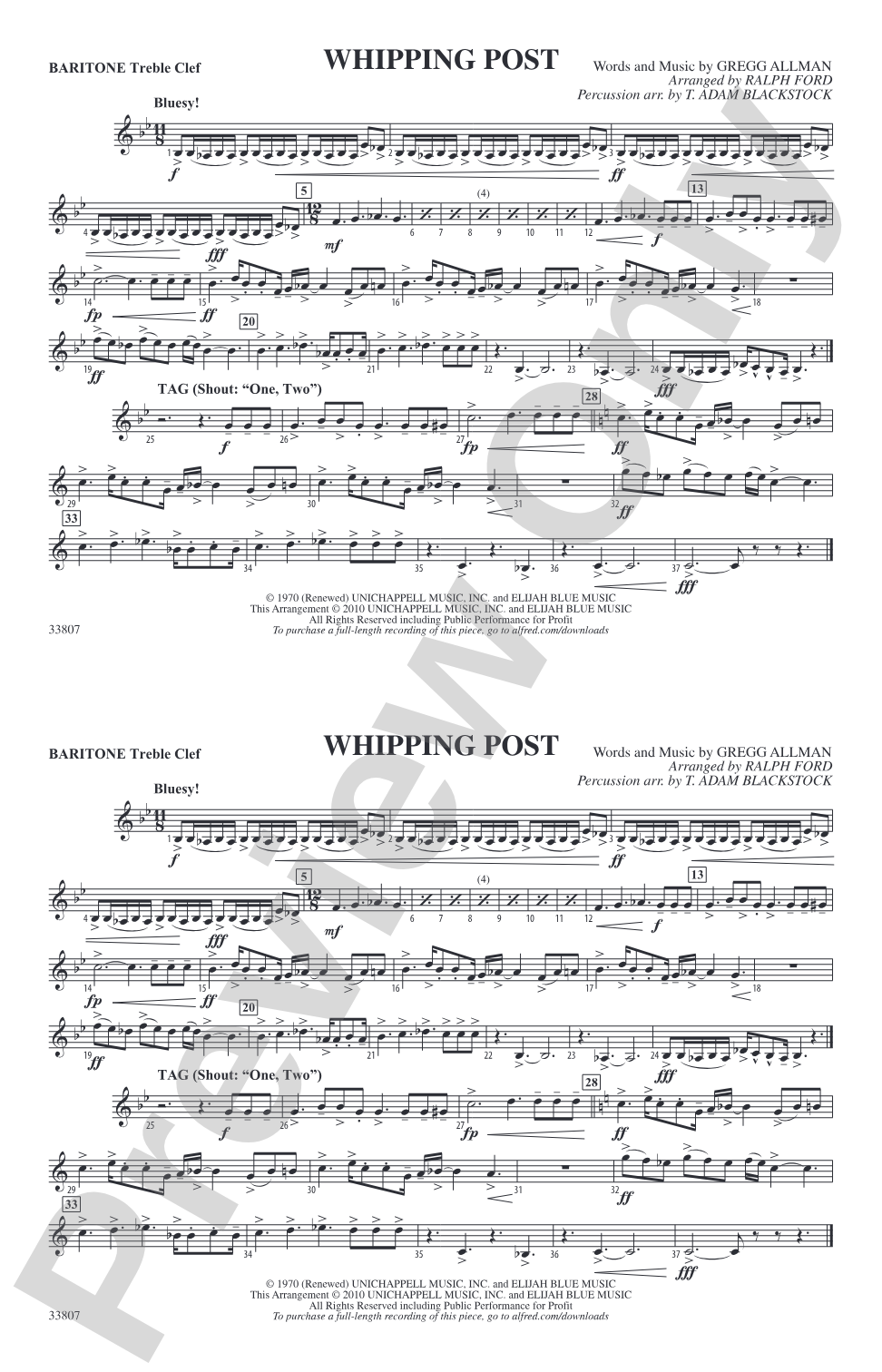 Whipping Post: Baritone T.C.