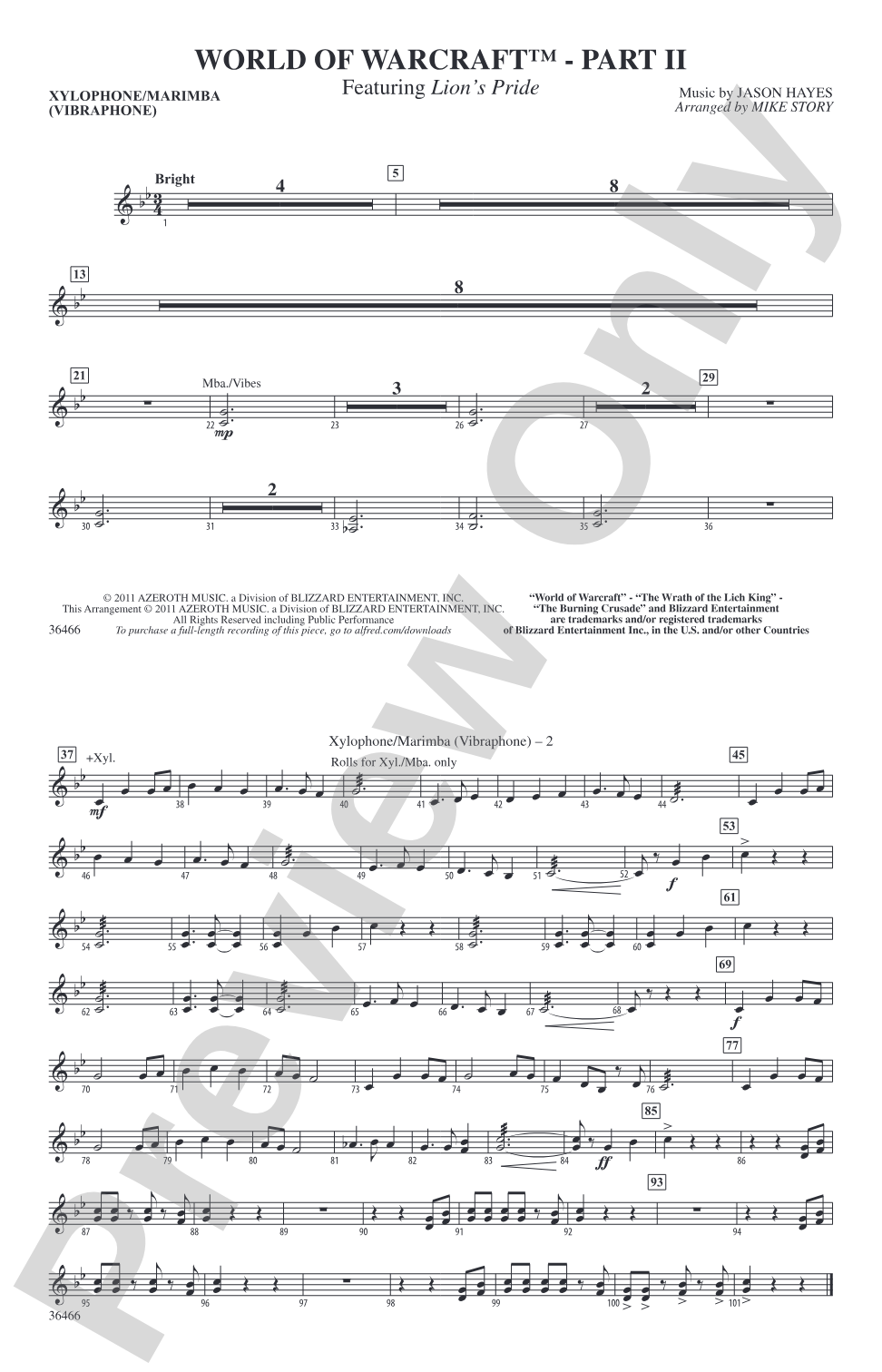 World of Warcraft, Part II: Xylophone