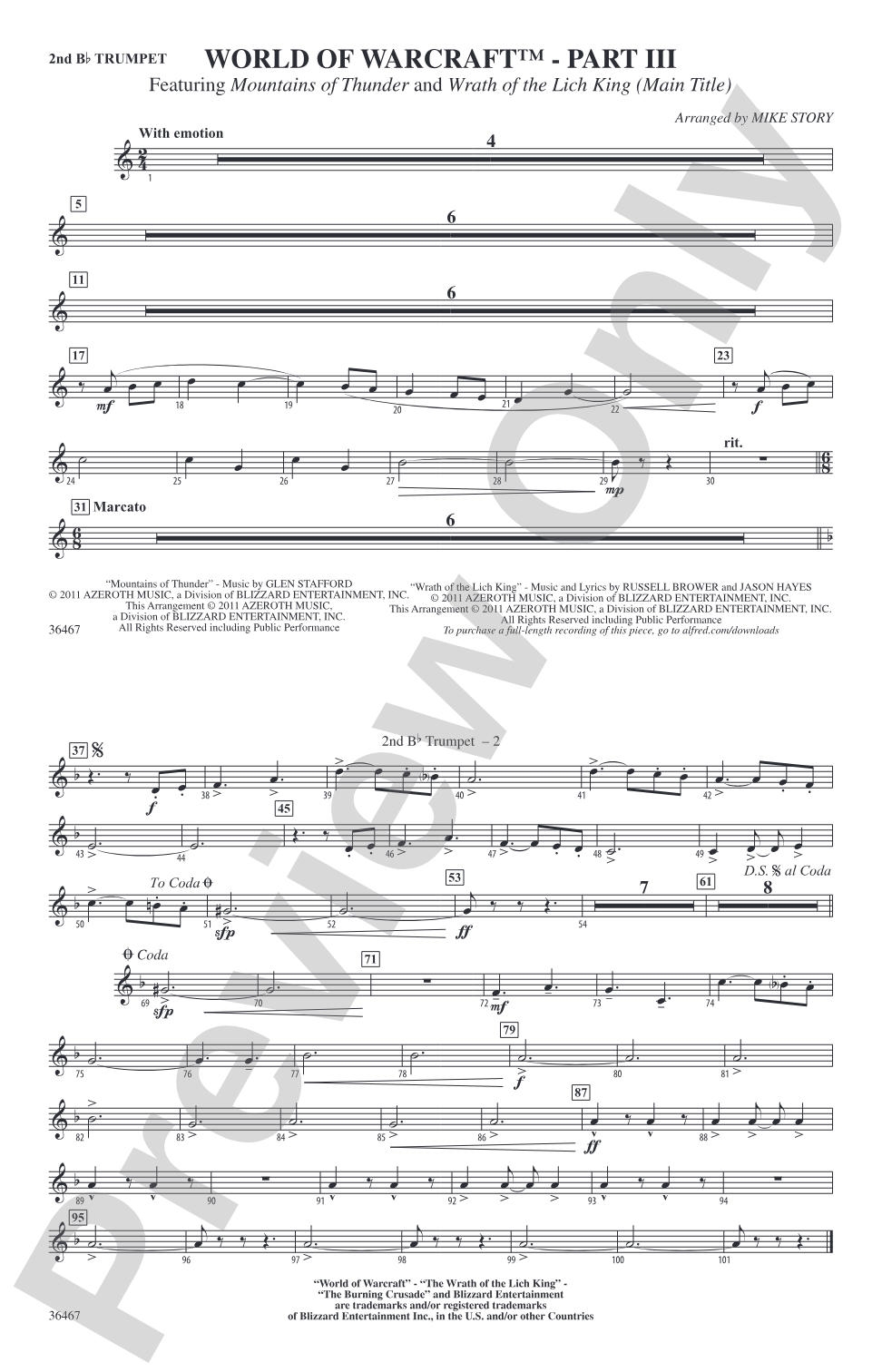 World of Warcraft, Part III: 2nd B-flat Trumpet
