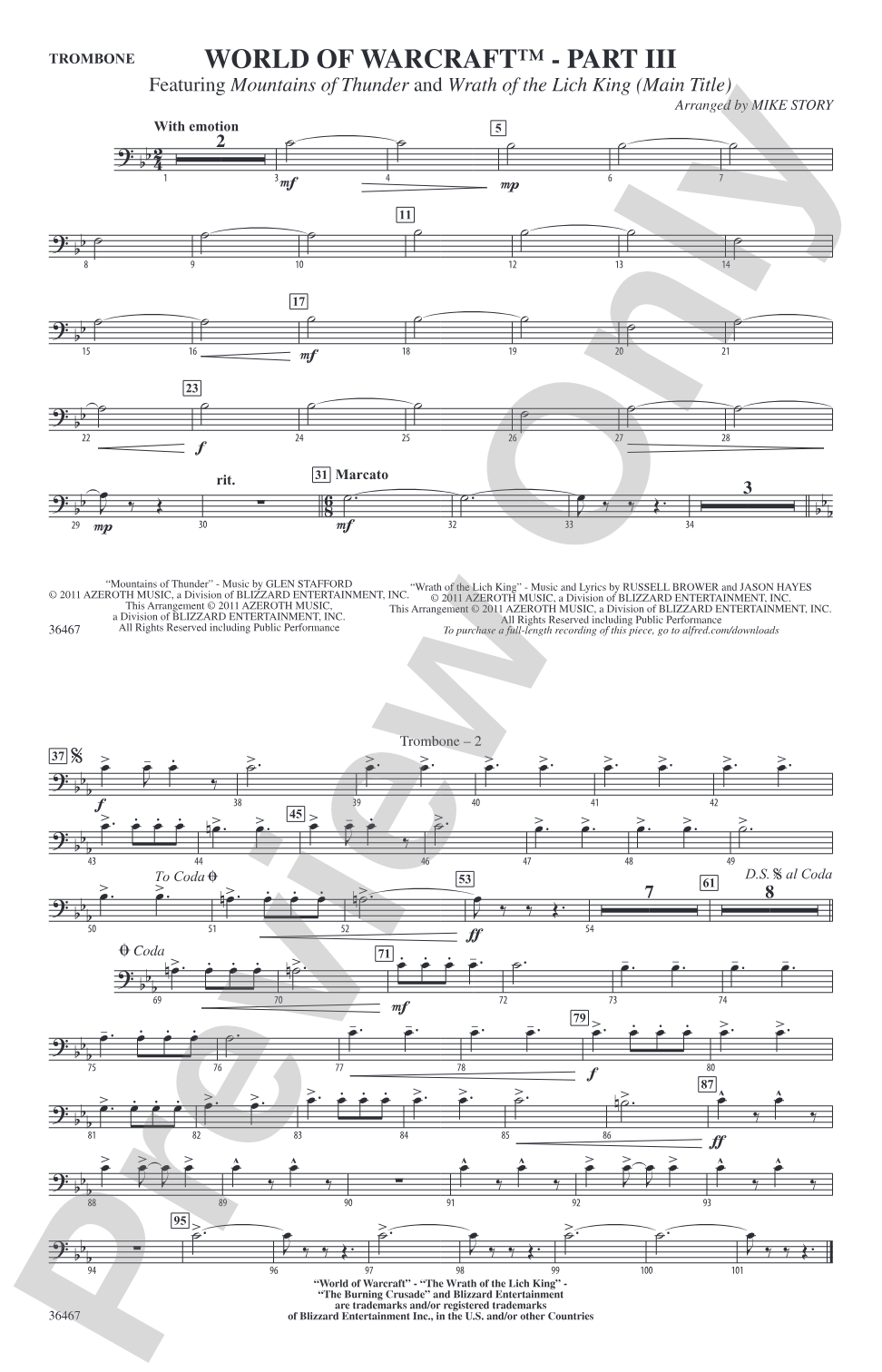 World of Warcraft, Part III: 1st Trombone