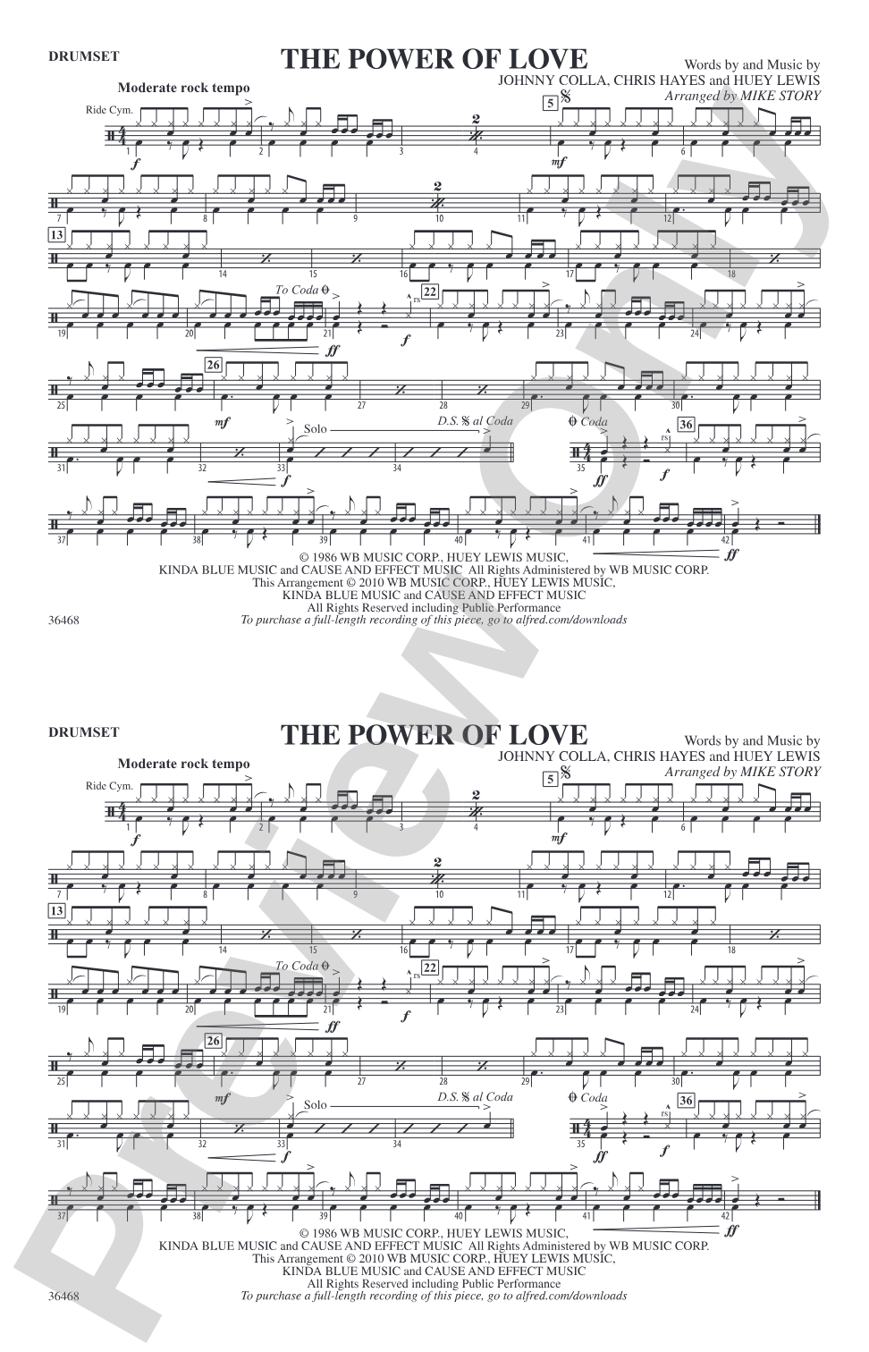 The Power of Love: Drumset