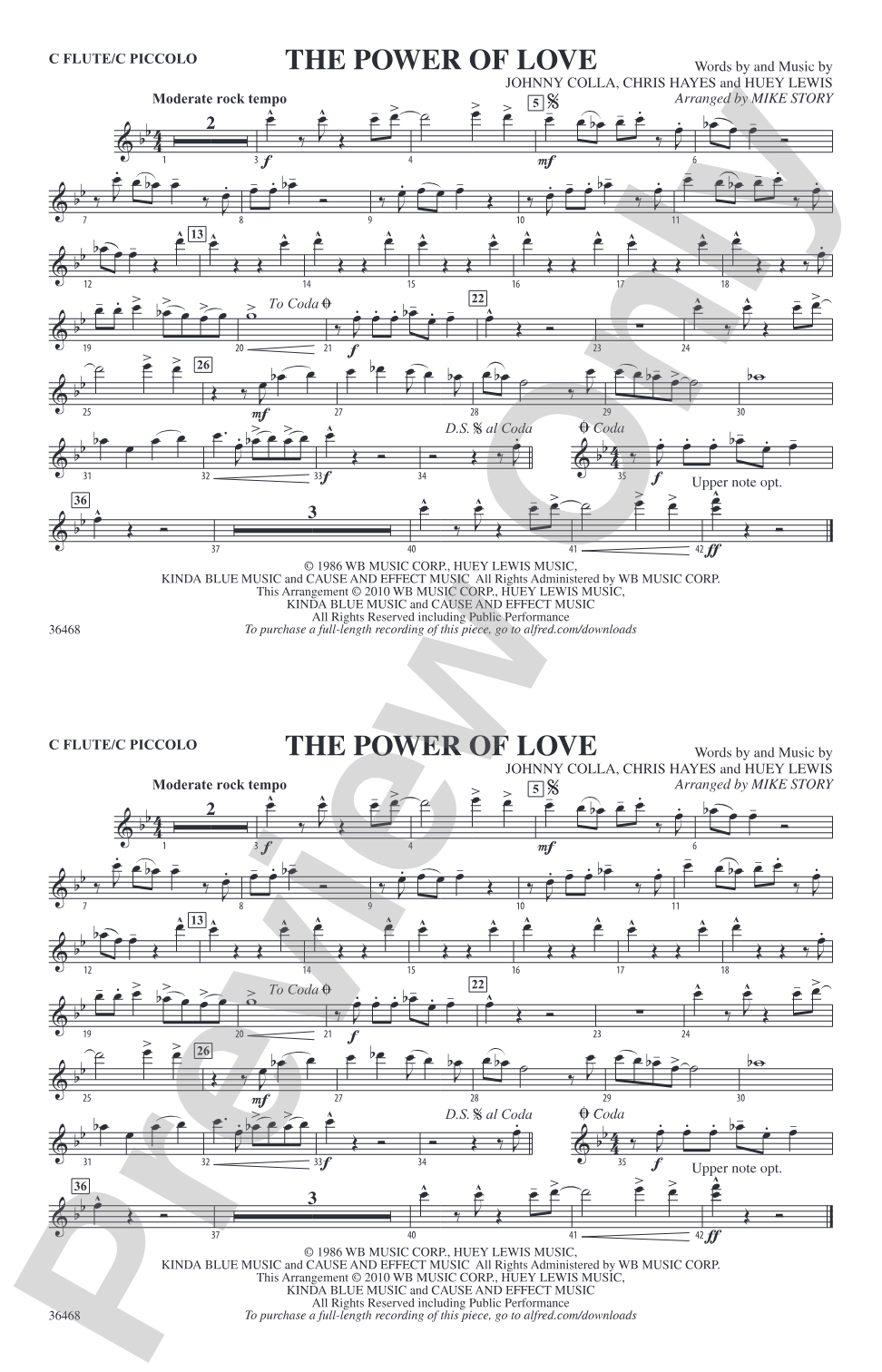 The Power of Love: Flute