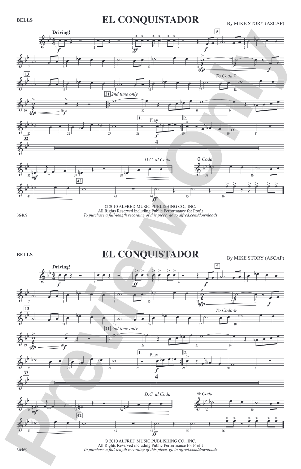 El Conquistador: Bells