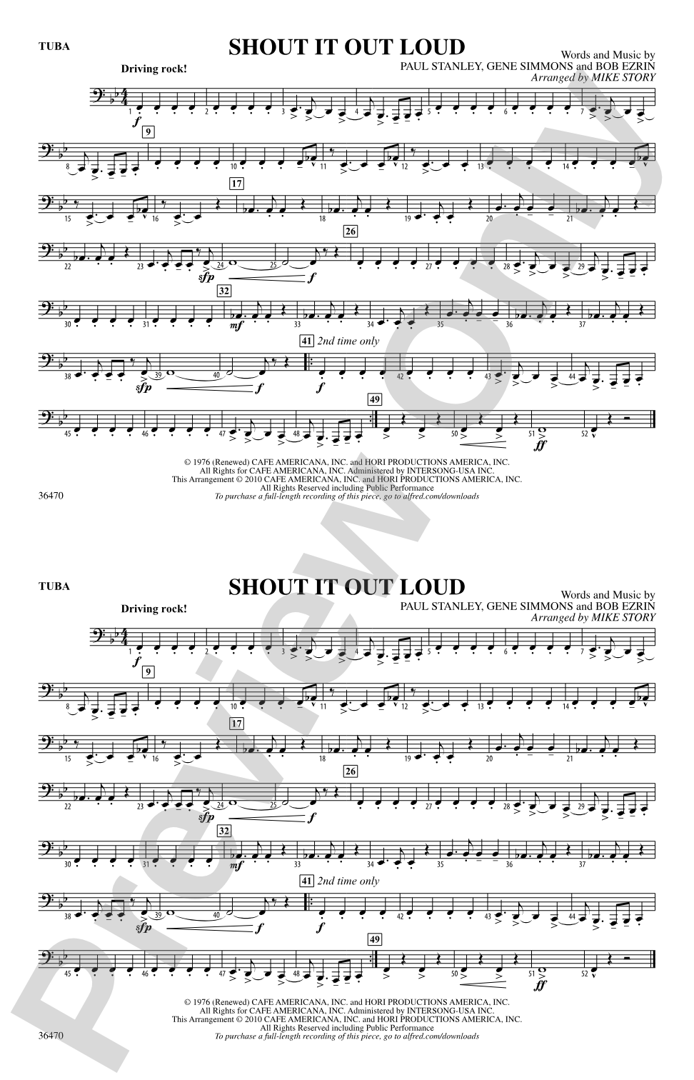 Shout It Out Loud: Tuba