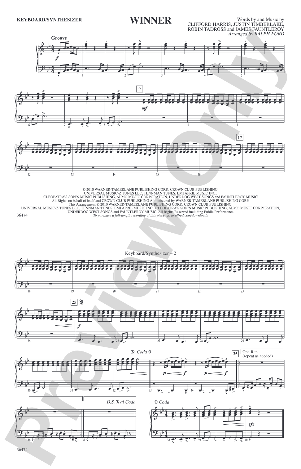 Winner: Keyboard/Synthesizer