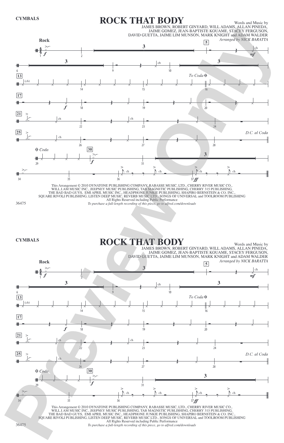 Rock That Body: Cymbals