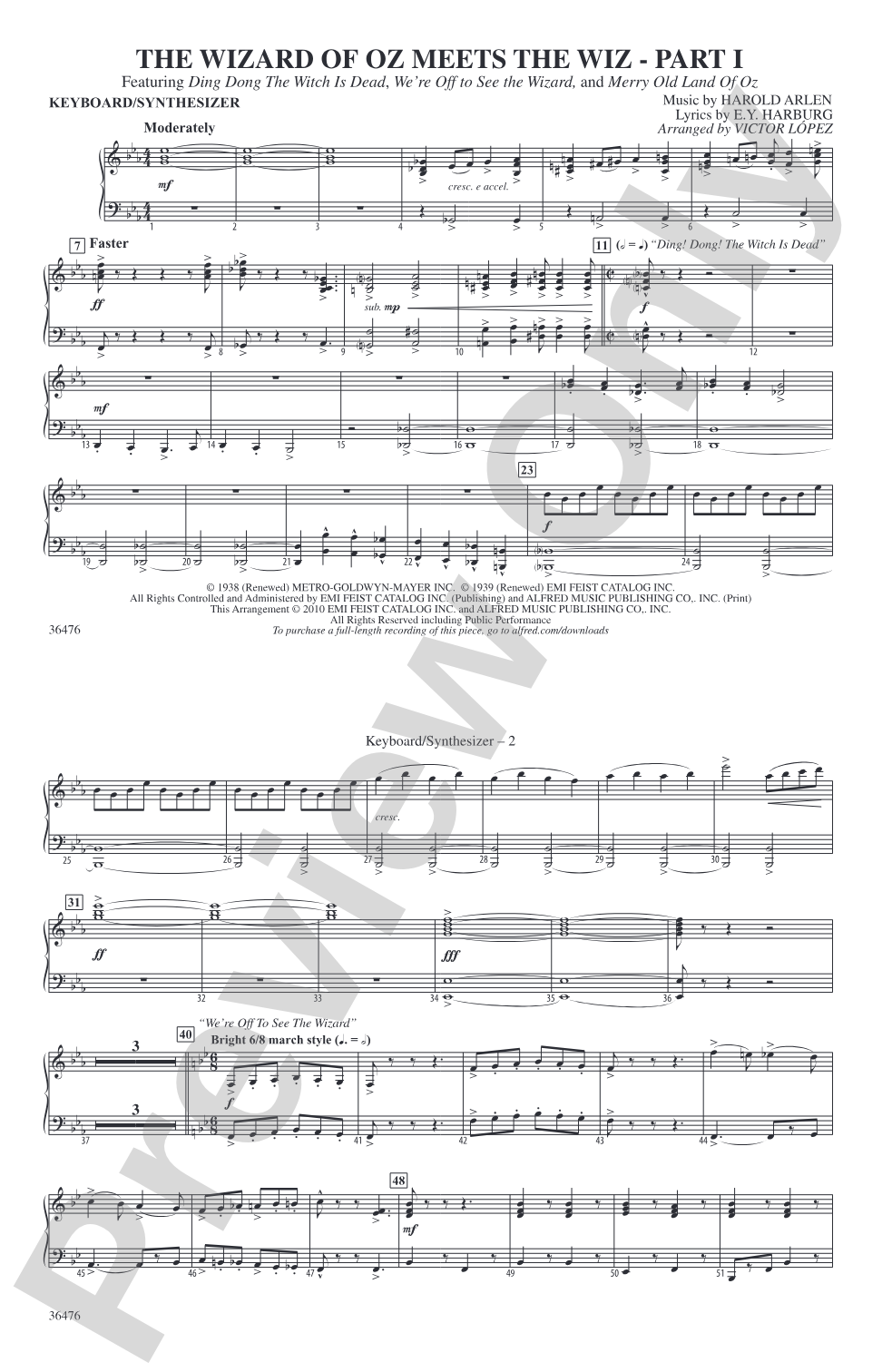 The Wizard of Oz Meets The Wiz, Part 1: Keyboard/Synthesizer