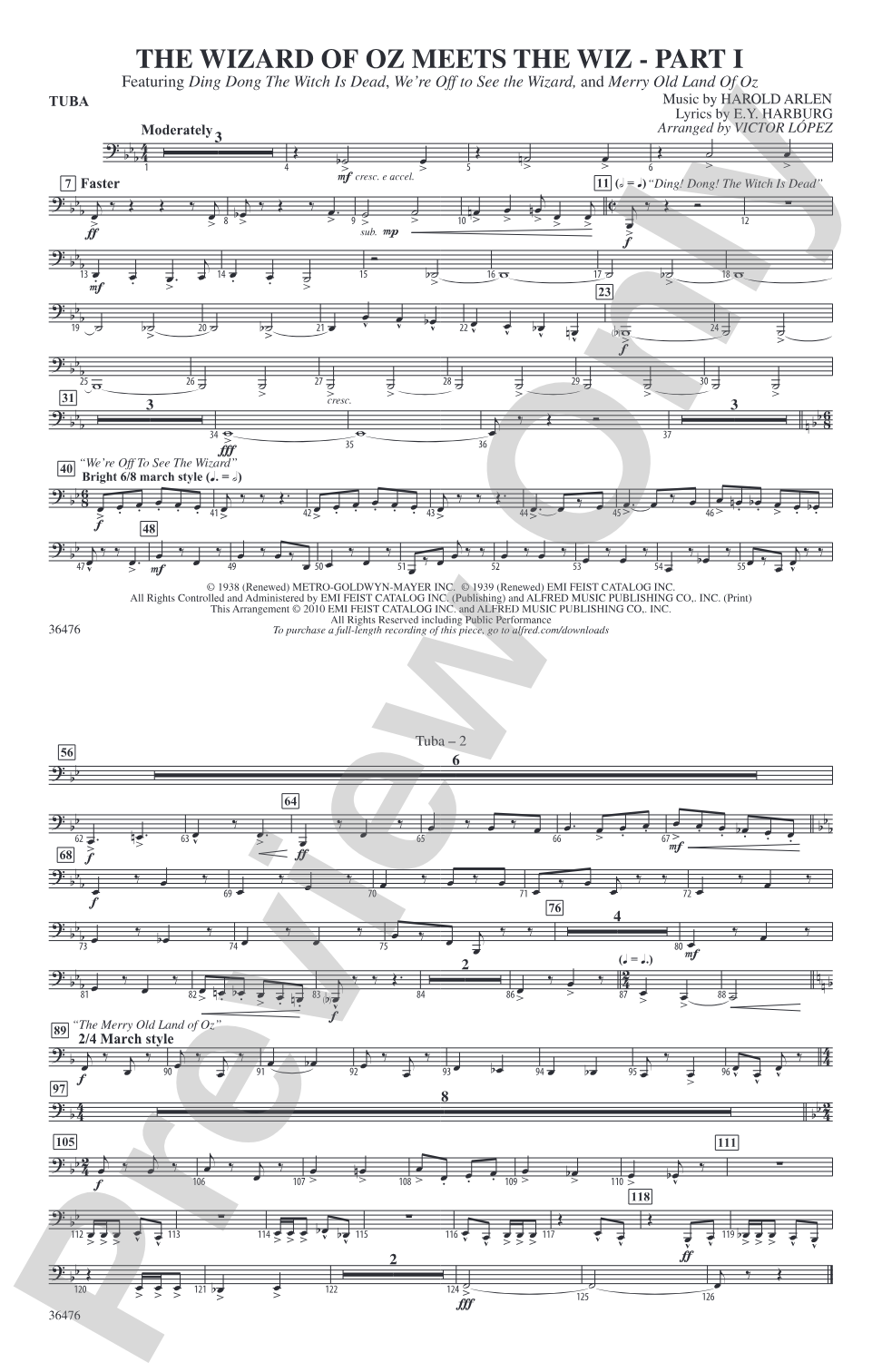 The Wizard of Oz Meets The Wiz, Part 1: Tuba