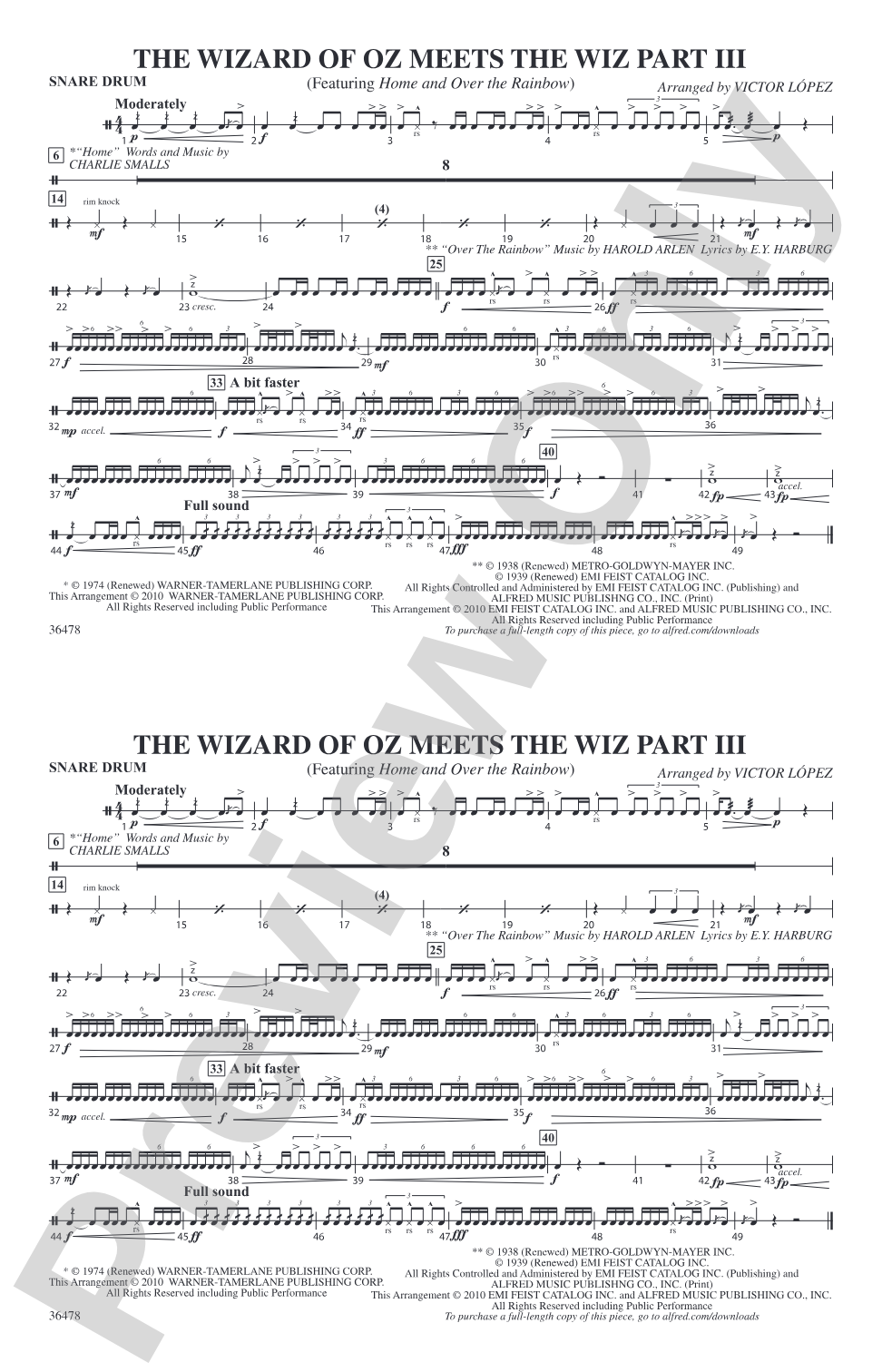 The Wizard of Oz Meets The Wiz, Part 3: Snare Drum