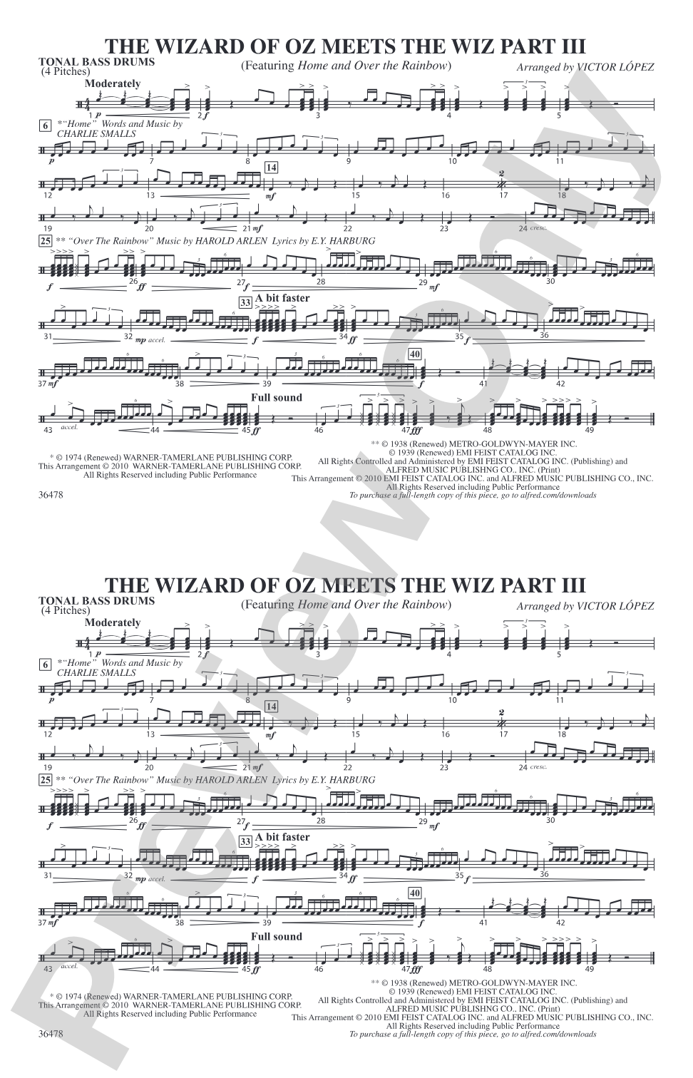 The Wizard of Oz Meets The Wiz, Part 3: Tonal Bass Drum