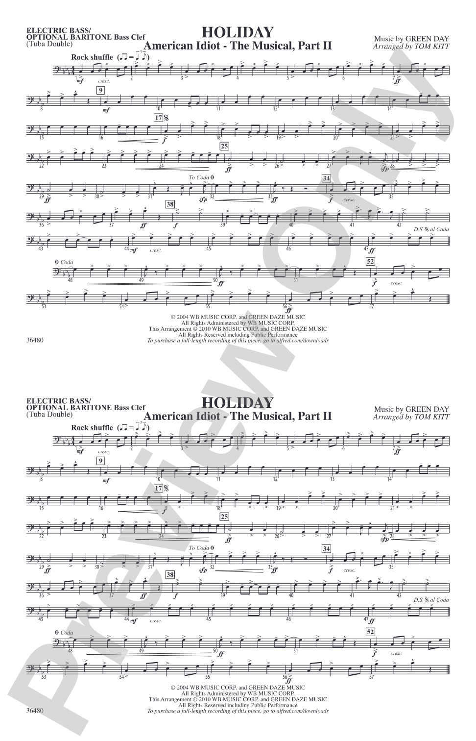 Holiday: Electric Bass