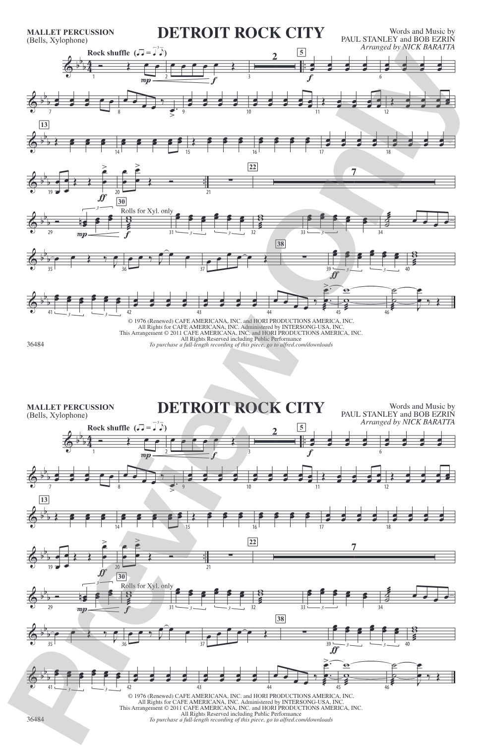 Detroit Rock City: Mallets