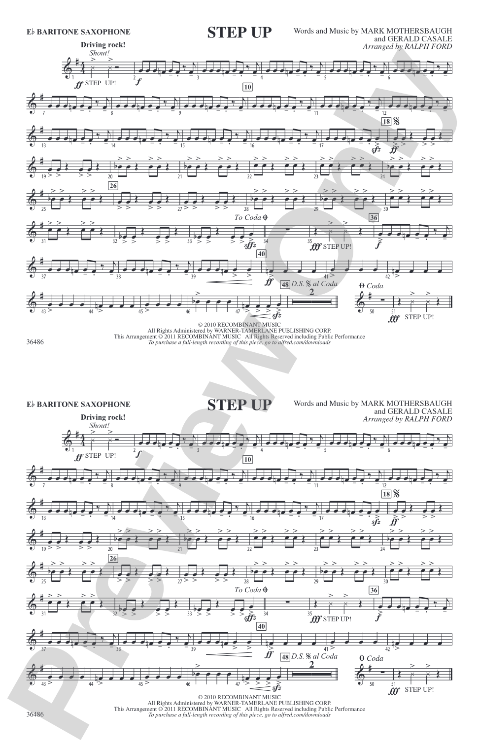 Step Up: E-flat Baritone Saxophone