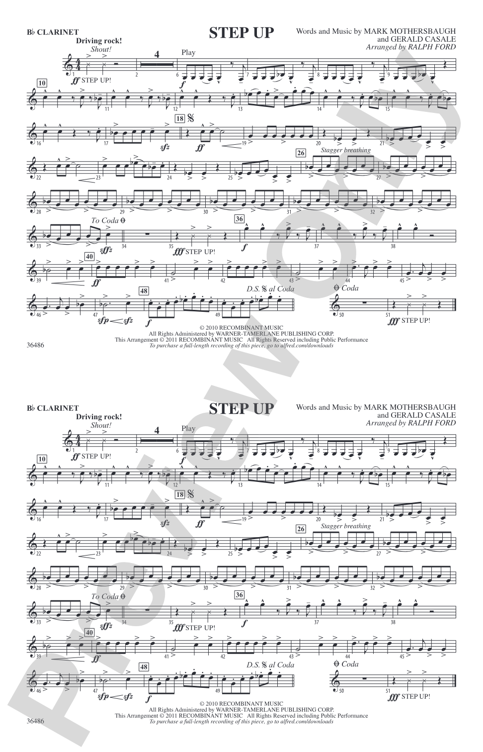 Step Up: 1st B-flat Clarinet