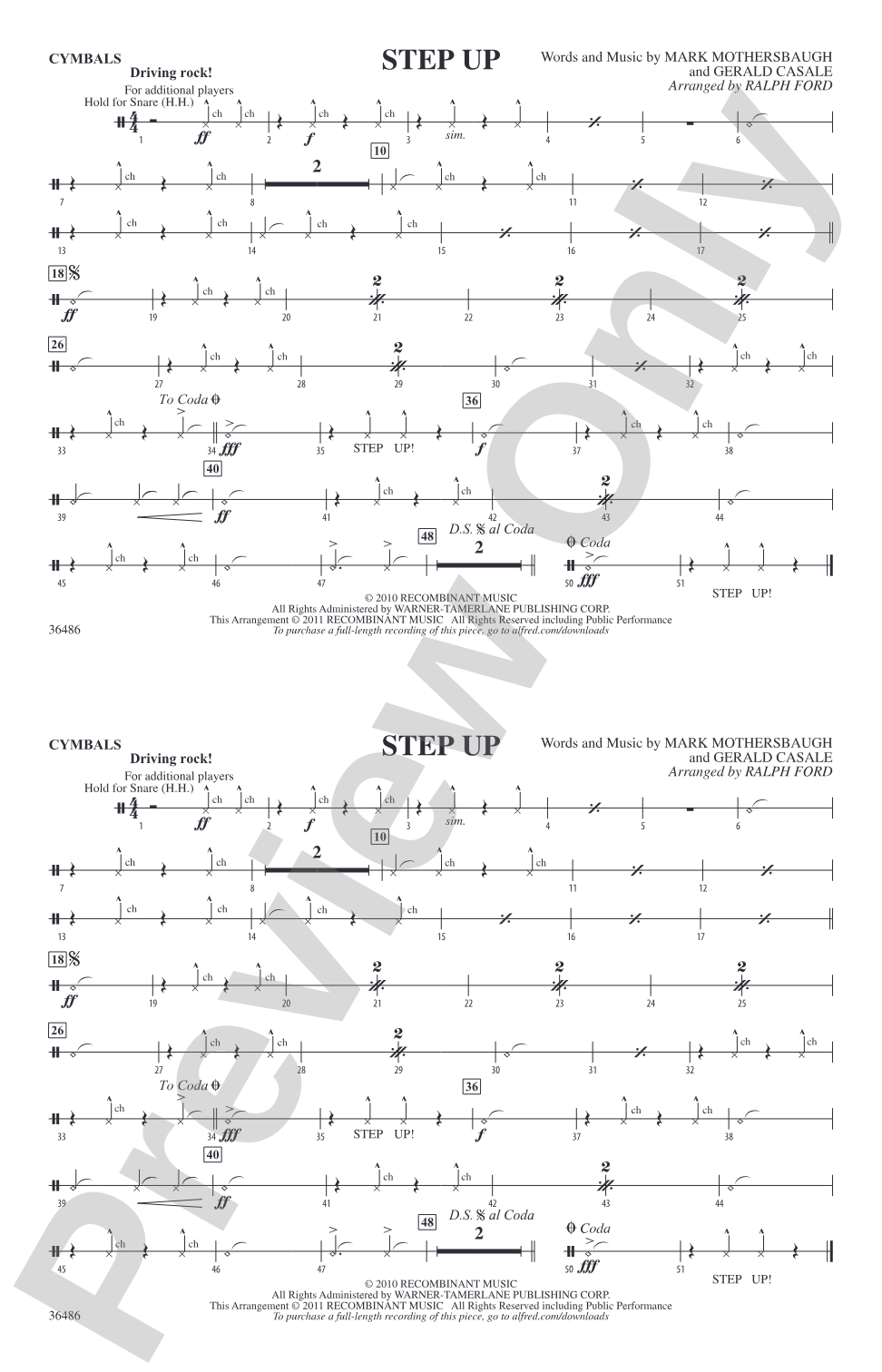 Step Up: Cymbals