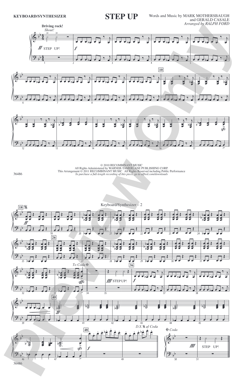 Step Up: Keyboard/Synthesizer