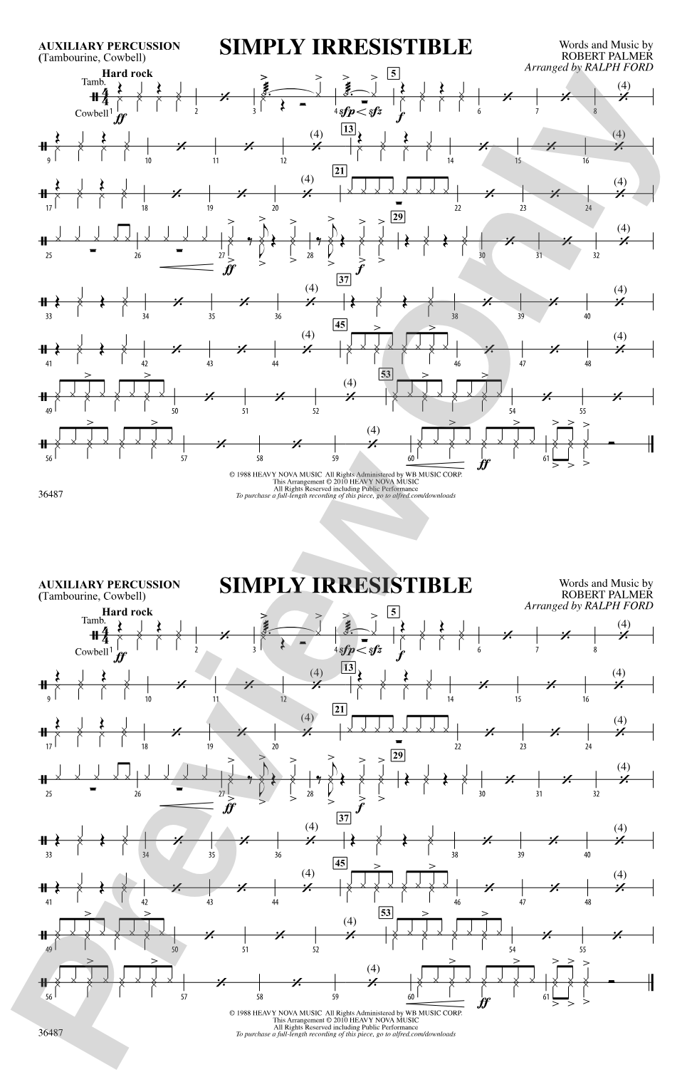 Simply Irresistible: Auxiliary Percussion