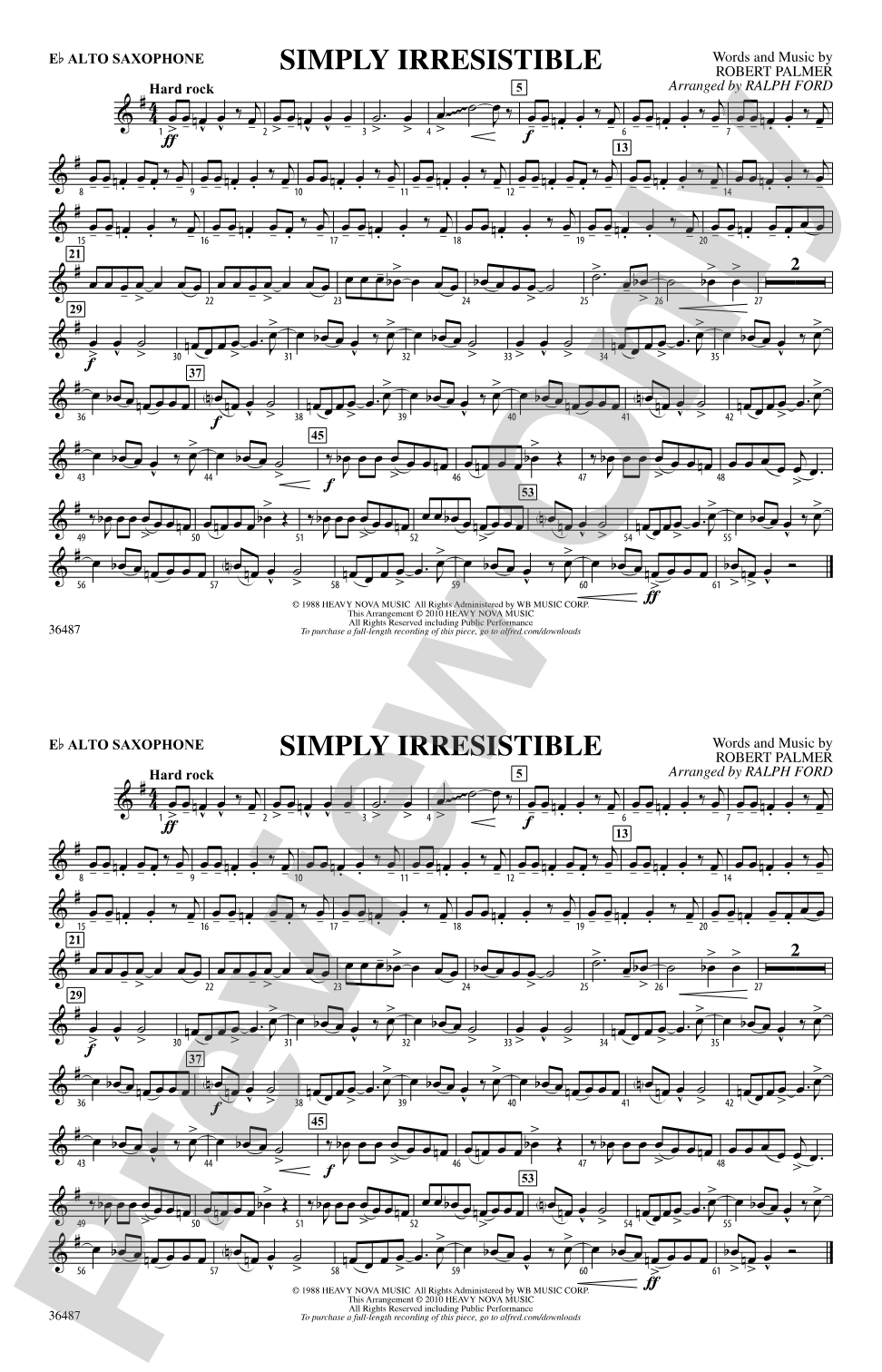 Simply Irresistible: E-flat Alto Saxophone