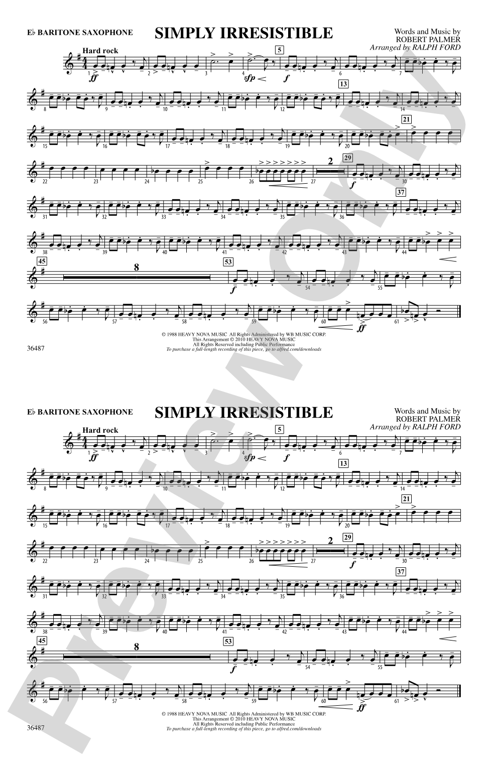 Simply Irresistible: E-flat Baritone Saxophone