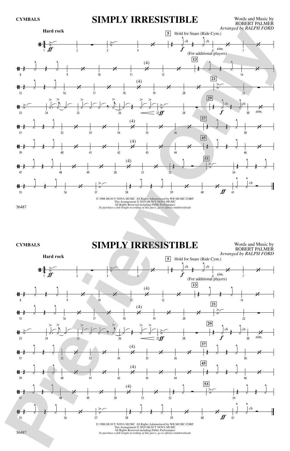 Simply Irresistible: Cymbals
