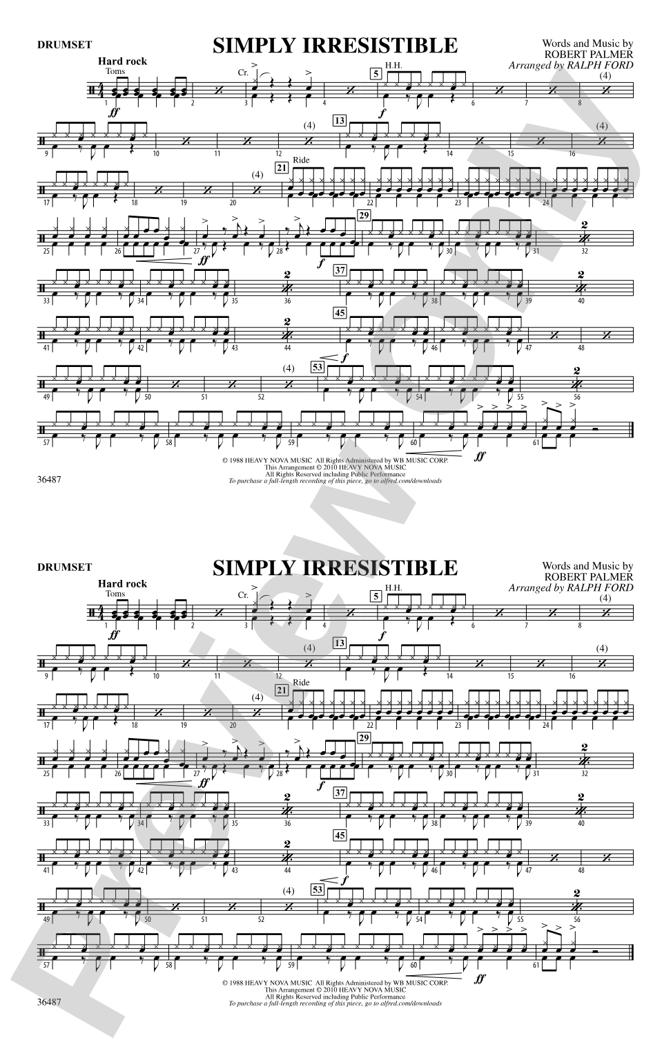 Simply Irresistible: Drumset