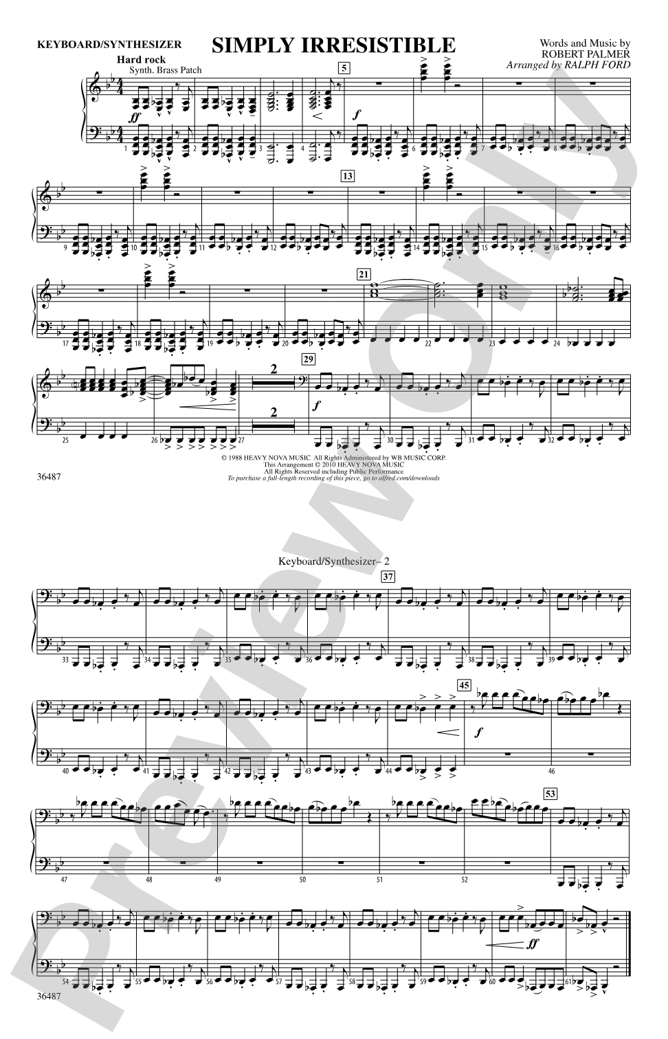 Simply Irresistible: Keyboard/Synthesizer