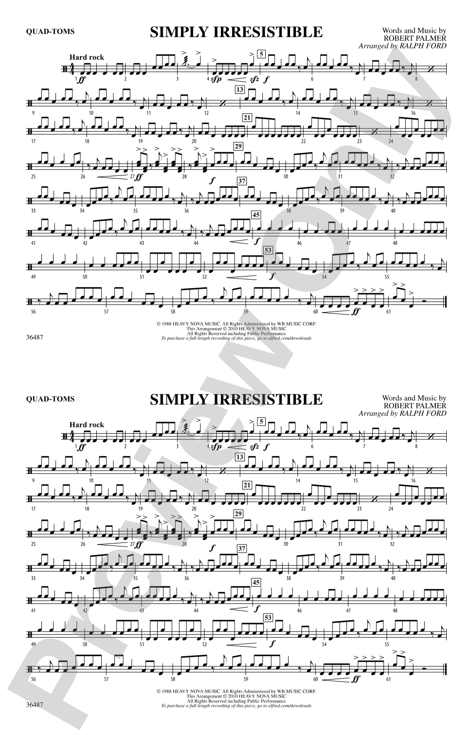 Simply Irresistible: Quad-Toms