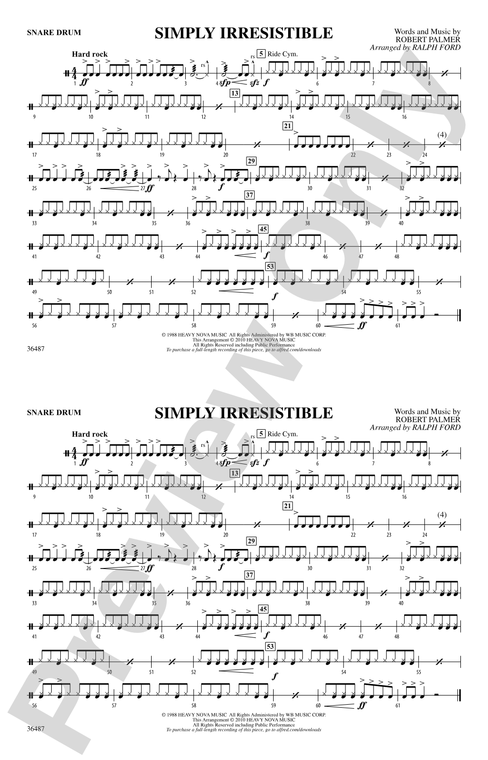 Simply Irresistible: Snare Drum