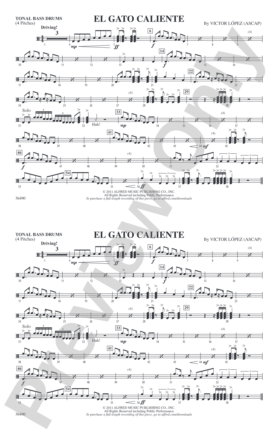 El Gato Caliente: Tonal Bass Drum