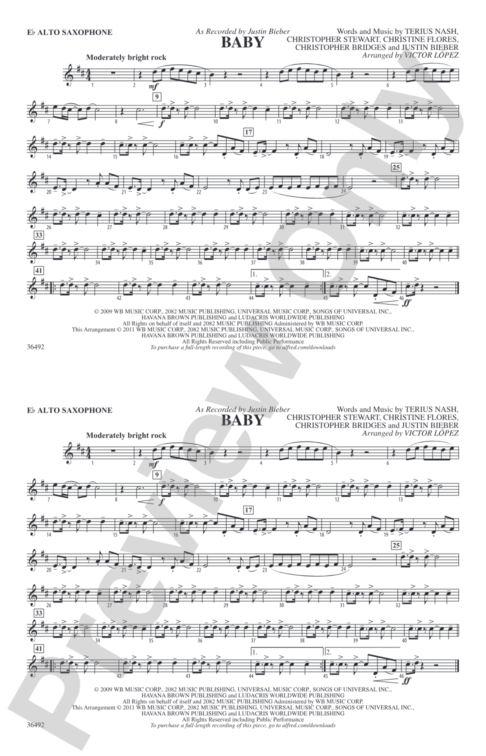 Baby: E-flat Alto Saxophone