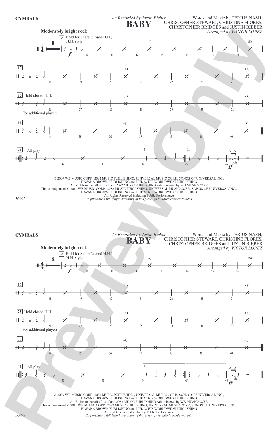 Baby: Cymbals