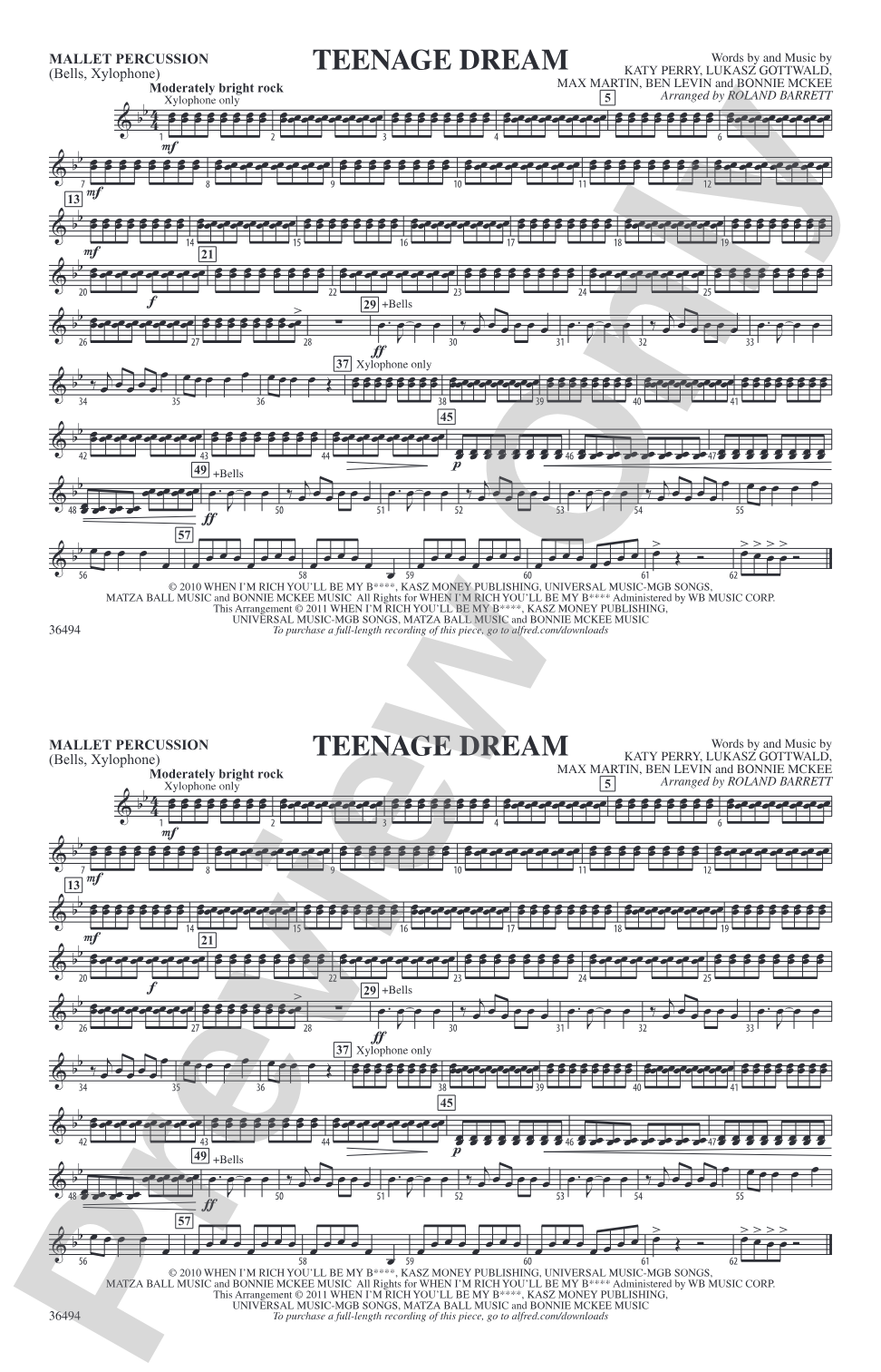 Teenage Dream: Mallets