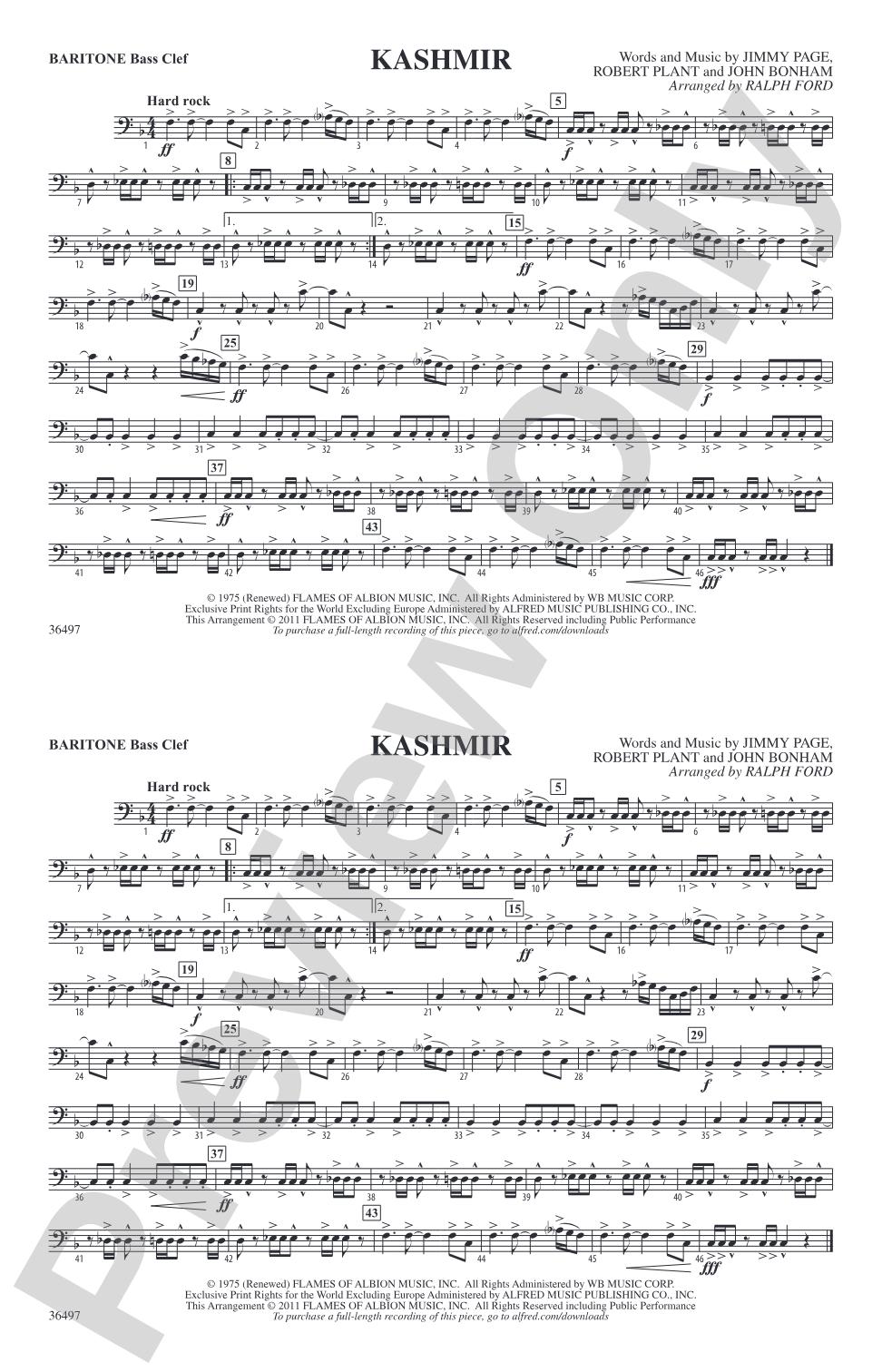 Kashmir: Baritone B.C.